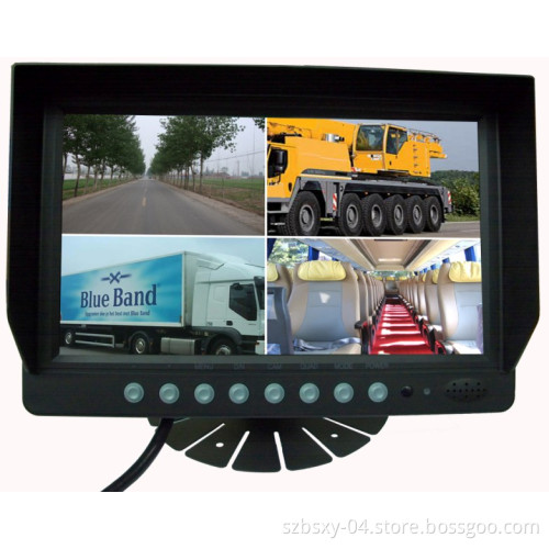 9 Inch Digital LCD Quad Optional Rear View Monitor (JY-M900Q)